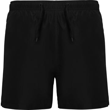 ROLY AQUA Men's swim shorts in black - promotional clothing printed with your company logo