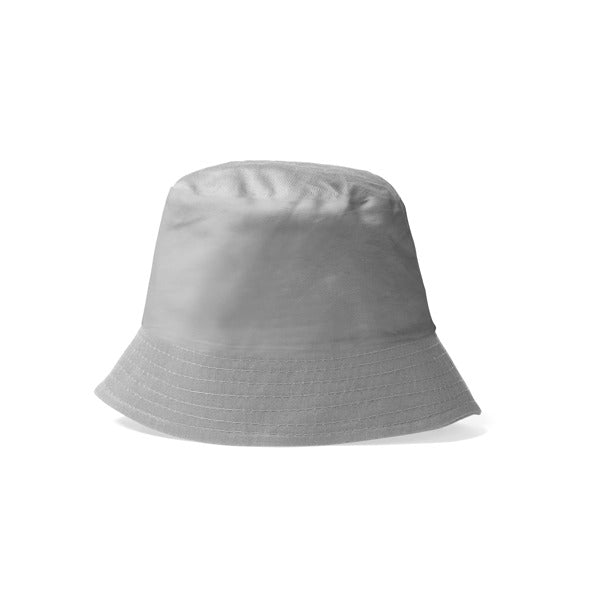 Stamina BOBIN Cotton bucket bob hat in grey - promotional merchandise printed with your company logo