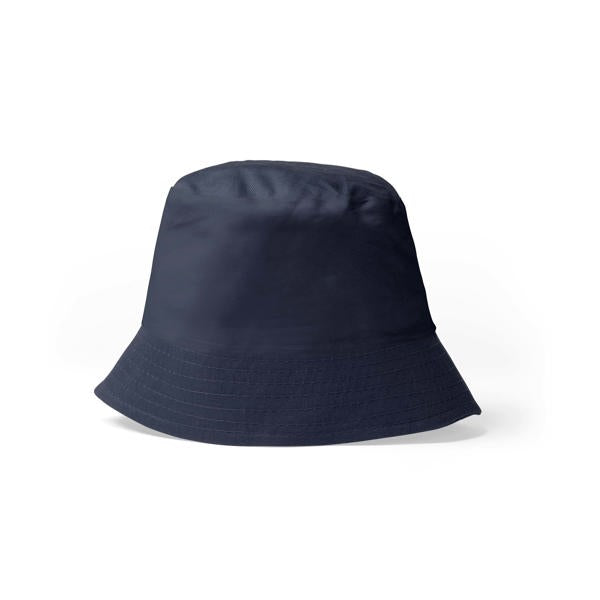 Stamina BOBIN Cotton bucket bob hat in navy blue - promotional merchandise printed with your company logo