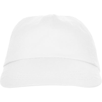 Stamina BASICA Polyester / cotton cap in white - promotional merchandise printed with your company logo