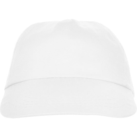 Stamina BASICA Polyester / cotton cap in white - promotional merchandise printed with your company logo