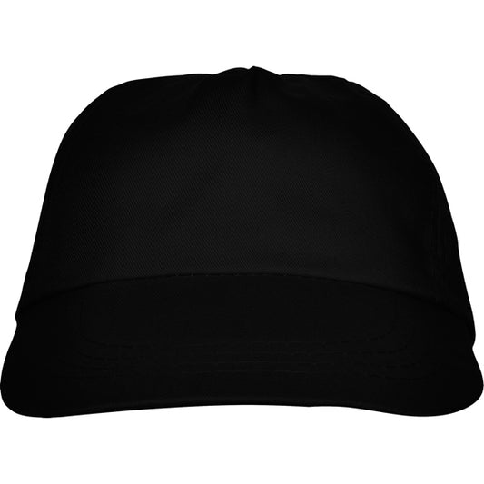 Stamina BASICA Polyester / cotton cap in black - promotional merchandise printed with your company logo