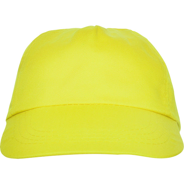 Stamina BASICA Polyester / cotton cap in yellow - promotional merchandise printed with your company logo
