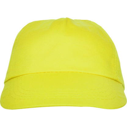 Stamina BASICA Polyester / cotton cap in yellow - promotional merchandise printed with your company logo