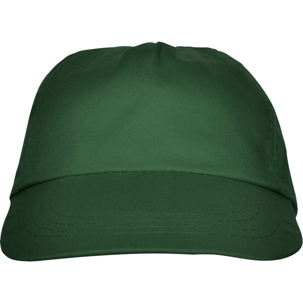 Stamina BASICA Polyester / cotton cap in dark green - promotional merchandise printed with your company logo