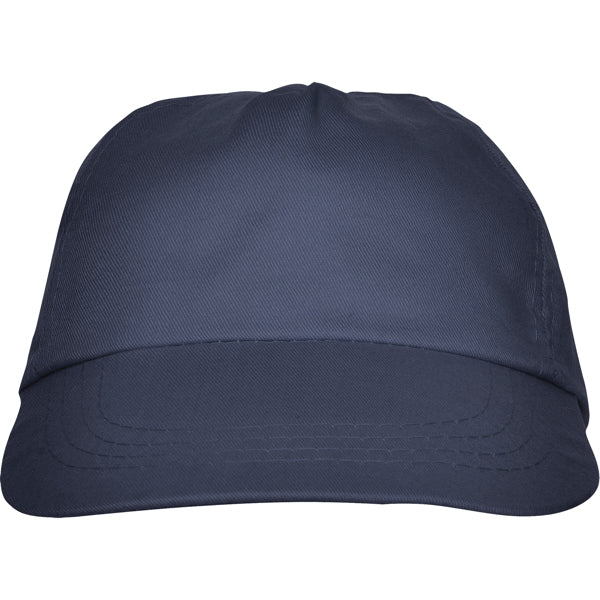 Stamina BASICA Polyester / cotton cap in navy blue - promotional merchandise printed with your company logo