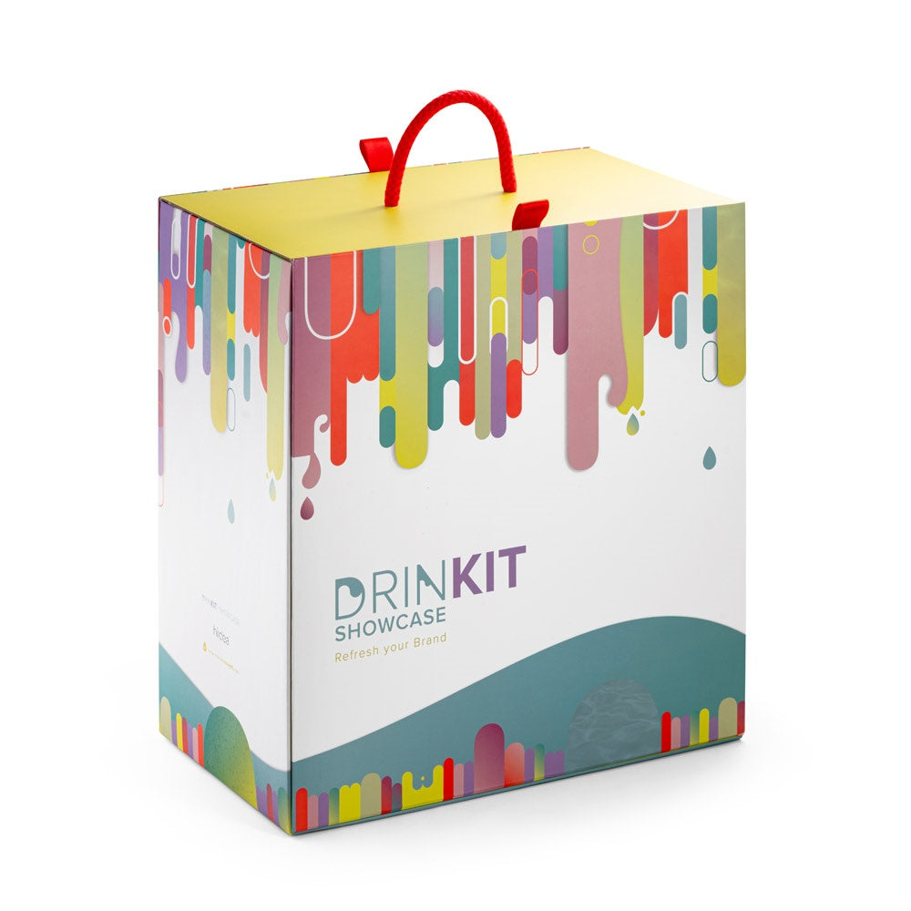 DRINKIT SHOWCASE promotional bottle in assorted (detail view) with custom logo branding