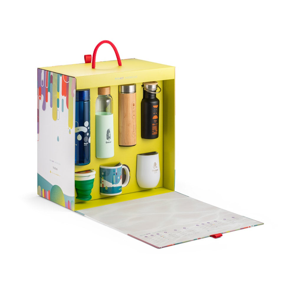 DRINKIT SHOWCASE promotional bottle in assorted (detail view) with custom logo branding