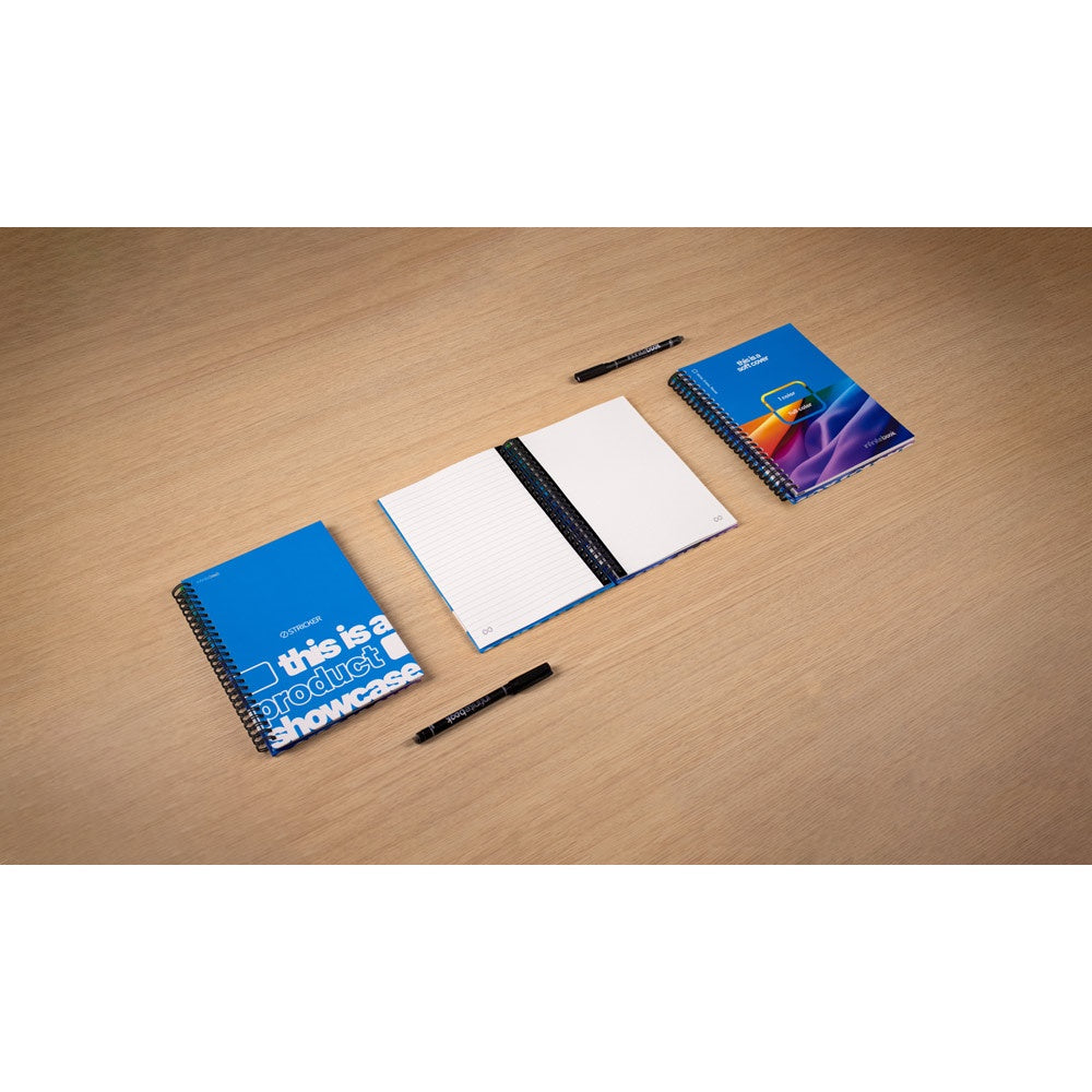 INFINITEBOOK SHOWCASE promotional notebook with custom logo branding