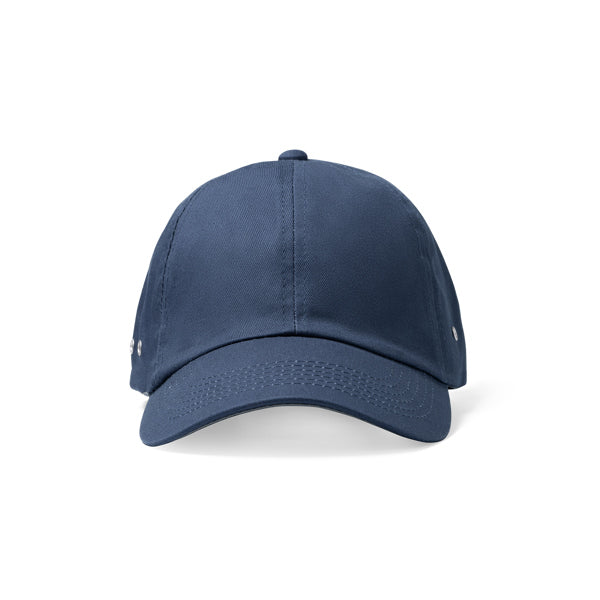 Stamina TERRA Cotton cap in denim blue - promotional merchandise printed with your company logo