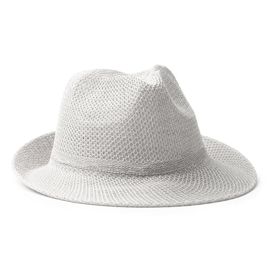 Stamina BELOC Polyester hat in white - promotional merchandise printed with your company logo