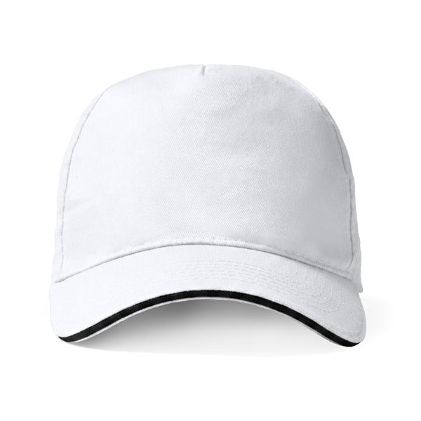 Stamina ERIS Cotton cap in white - promotional merchandise printed with your company logo