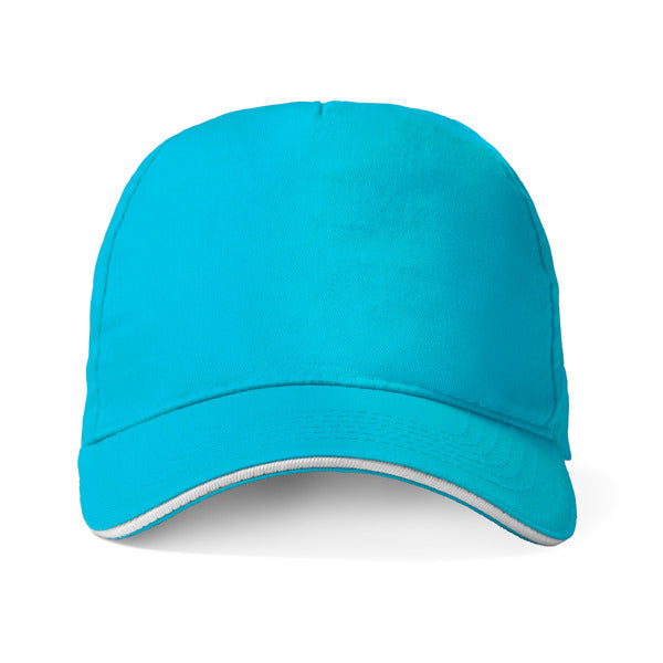 Stamina ERIS Cotton cap in turquoise - promotional merchandise printed with your company logo