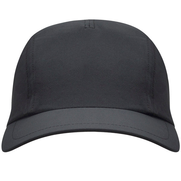 Stamina MERCURY Polyester / elastane cap in black - promotional merchandise printed with your company logo