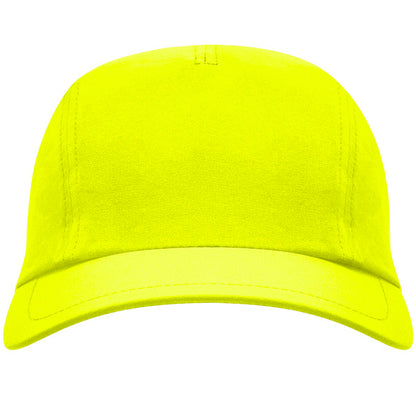 Stamina MERCURY Polyester / elastane cap in fluor yellow - promotional merchandise printed with your company logo