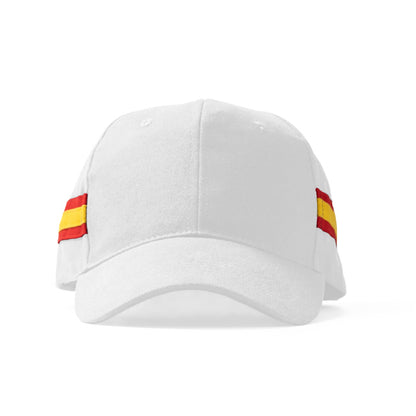 Stamina IBERIS Combed cotton cap in white - promotional merchandise printed with your company logo