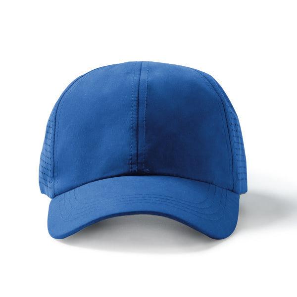 Stamina KARIN RPET microfibre cap in royal blue - promotional merchandise printed with your company logo