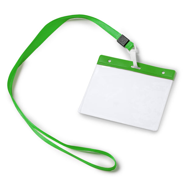 Stamina POMEL PVC lanyard in fern green - promotional merchandise printed with your company logo