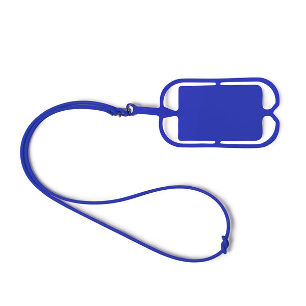 Stamina DALVIK Silicone lanyard in royal blue - promotional merchandise printed with your company logo