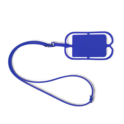 Stamina DALVIK Silicone lanyard in royal blue - promotional merchandise printed with your company logo