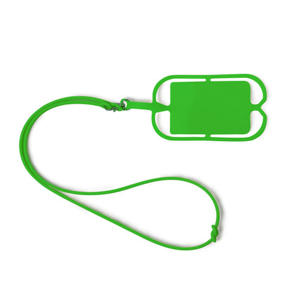 Stamina DALVIK Silicone lanyard in fern green - promotional merchandise printed with your company logo