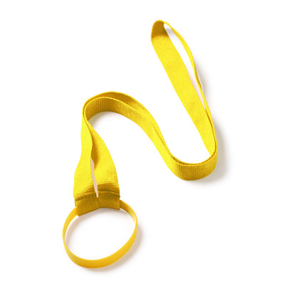 Stamina ALDAZ Cup lanyard holder in yellow - promotional merchandise printed with your company logo