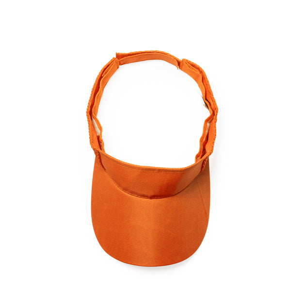 Stamina WIZER Polyester visor in orange - promotional merchandise printed with your company logo