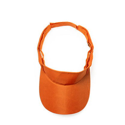 Stamina WIZER Polyester visor in orange - promotional merchandise printed with your company logo