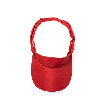 Stamina WIZER Polyester visor in red - promotional merchandise printed with your company logo