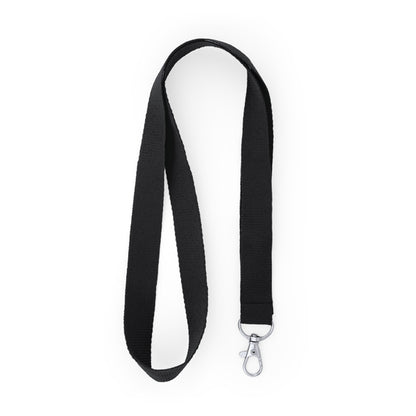 Stamina HOST Polyester lanyard in black - promotional merchandise printed with your company logo
