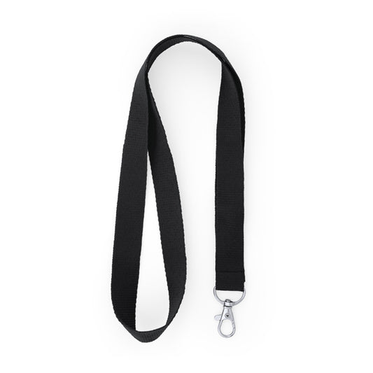 Stamina HOST Polyester lanyard in black - promotional merchandise printed with your company logo