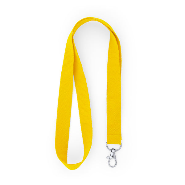 Stamina HOST Polyester lanyard in yellow - promotional merchandise printed with your company logo
