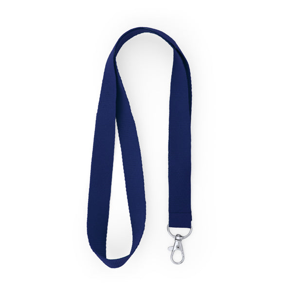 Stamina HOST Polyester lanyard in navy blue - promotional merchandise printed with your company logo