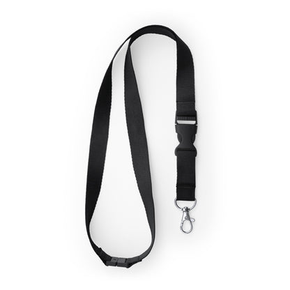 Stamina GUEST Polyester lanyard in black - promotional merchandise printed with your company logo