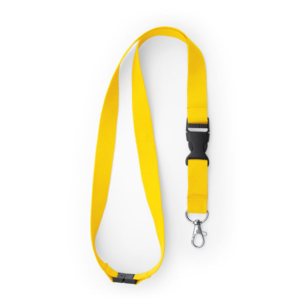 Stamina GUEST Polyester lanyard in yellow - promotional merchandise printed with your company logo