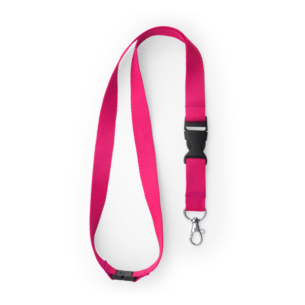Stamina GUEST Polyester lanyard in fuchsia - promotional merchandise printed with your company logo