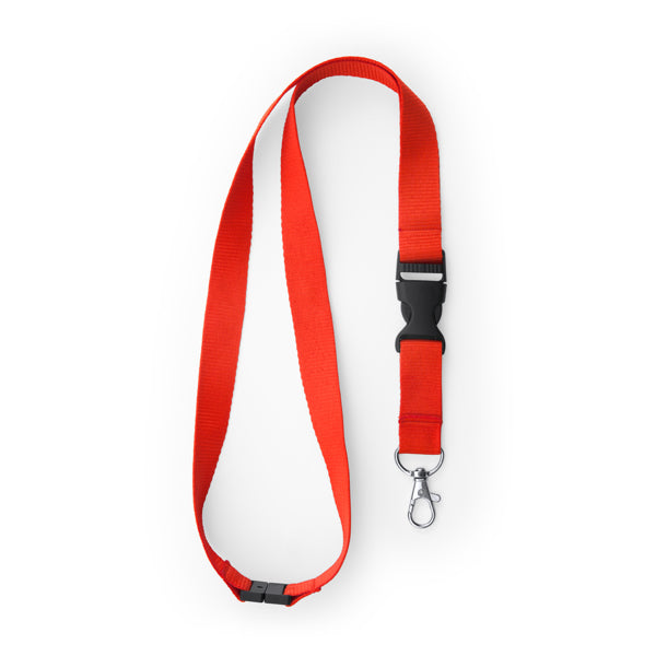 Stamina GUEST Polyester lanyard in red - promotional merchandise printed with your company logo
