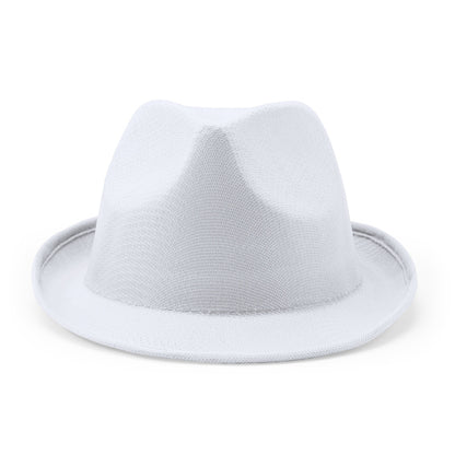 Stamina DUSK Polyester cap in white - promotional merchandise printed with your company logo