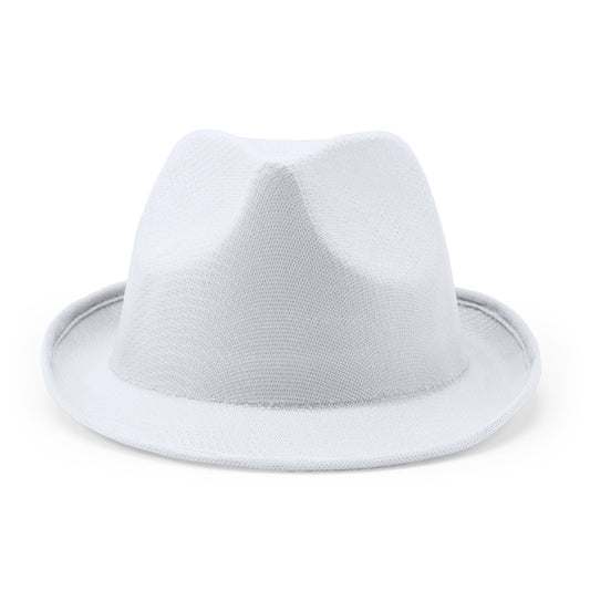 Stamina DUSK Polyester cap in white - promotional merchandise printed with your company logo