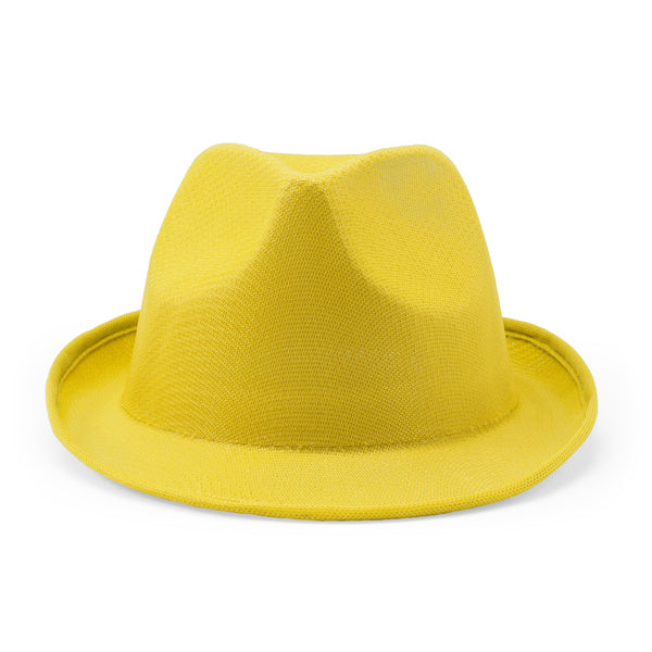 Stamina DUSK Polyester cap in yellow - promotional merchandise printed with your company logo