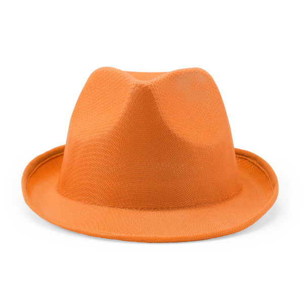 Stamina DUSK Polyester cap in orange - promotional merchandise printed with your company logo
