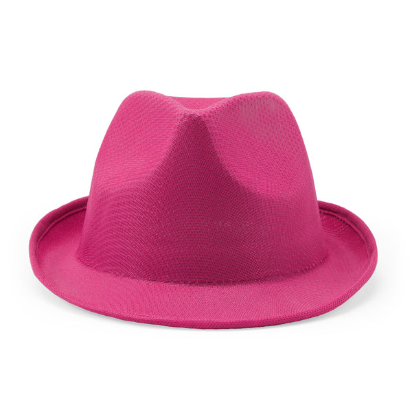 Stamina DUSK Polyester cap in fuchsia - promotional merchandise printed with your company logo