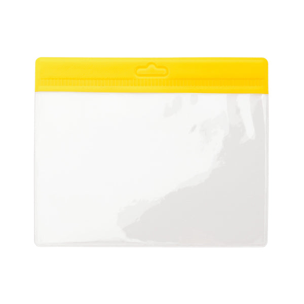 Stamina BASH PVC lanyard in yellow - promotional merchandise printed with your company logo