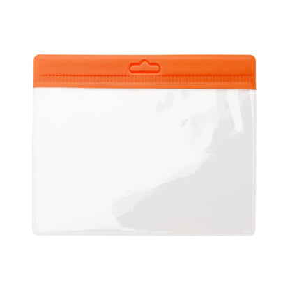 Stamina BASH PVC lanyard in orange - promotional merchandise printed with your company logo