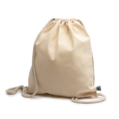 BARONE - Drawstring bag in 100% Fairtrade cotton  (180 gsm), with…