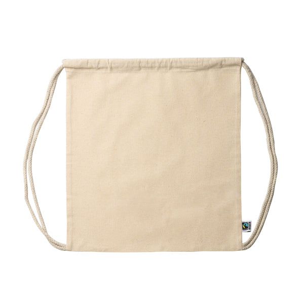BARONE - Drawstring bag in 100% Fairtrade cotton (180 gsm)