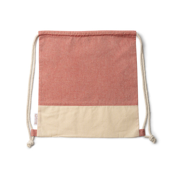 LUANDA - Drawstring bag made of recycled cotton in a heather finish