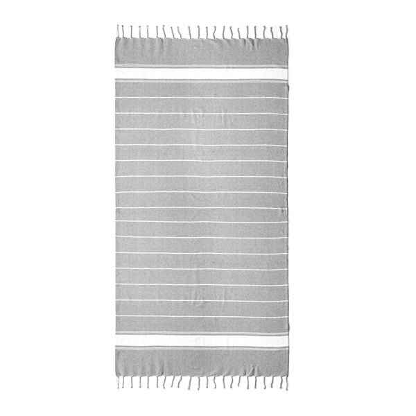 Stamina DENIA Cotton and polyester sarong in heather grey - promotional merchandise printed with your company logo