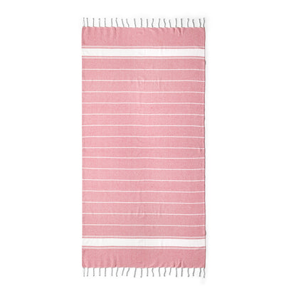 Stamina DENIA Cotton and polyester sarong in red - promotional merchandise printed with your company logo