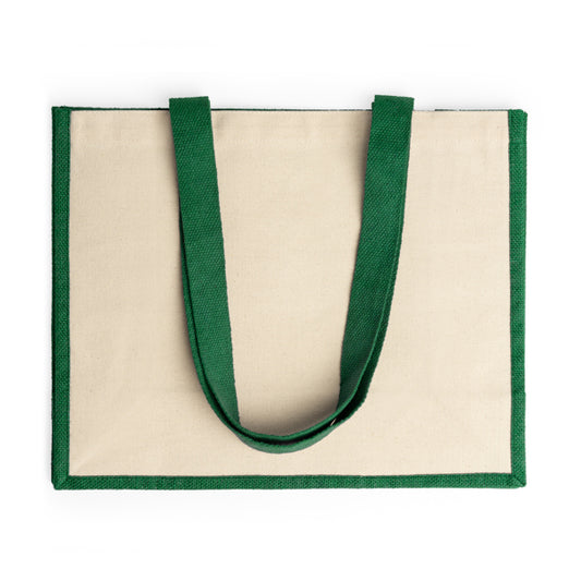 Stamina NANTES Cotton tote bag in fern green - promotional merchandise printed with your company logo